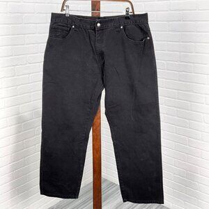 Pelle Pelle Jeans Men 40Wx34L ACT 37Wx31L‎ Black Straight Leg Cotton Retro VTG